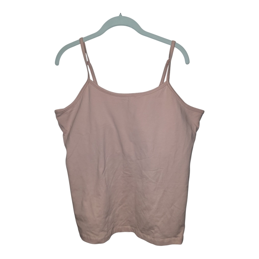 Roaman's Light Pink Fitted Sleeveless Camisole Size 22/24